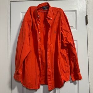 Ralph Lauren Men's Vibrant Orange Shirt